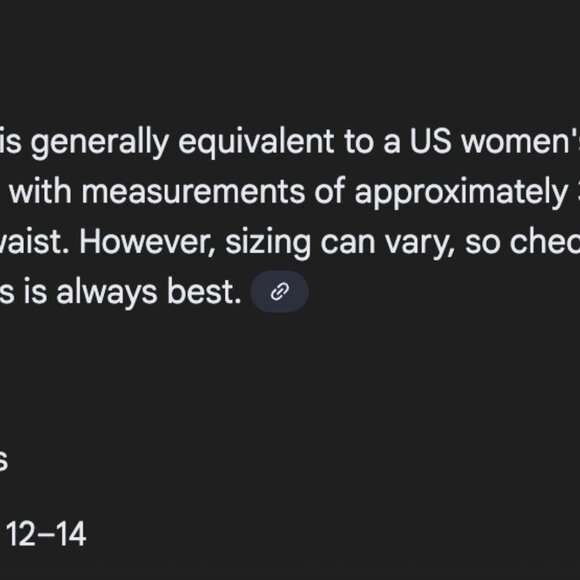 Oak and Front Wide leg Black Jeans Size Large - Picture 6 of 6